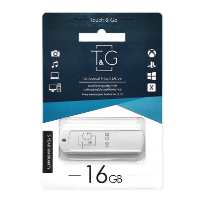 Накопичувач USB 16GB T&G Classic серiя 011 белый